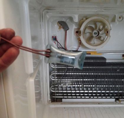 Замена дефростера в холодильнике